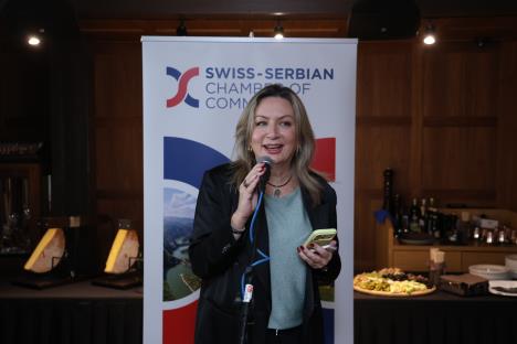 Jelena Sadler, izvršna direktorka Švajcarsko-srpske trgovinske komore - autor Mitar Mitrović.JPG
