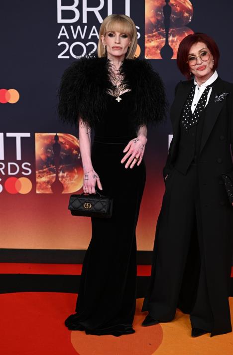 Keli i Šeron Ozborn na dodeli Brit nagrada
