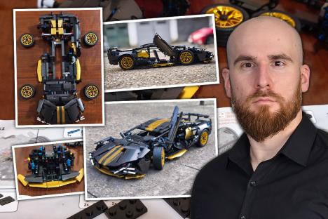 Mihajlo Pavlović, makete automobila, Lamborghini Sian