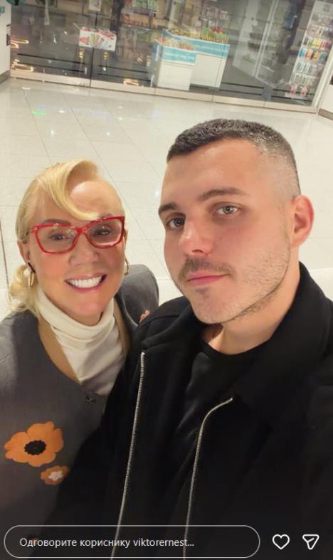 Lepa Brena i Viktor Živojinović