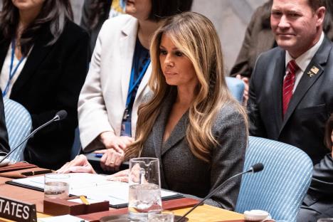 Melanija Tramp na sednici United Nations Security Council