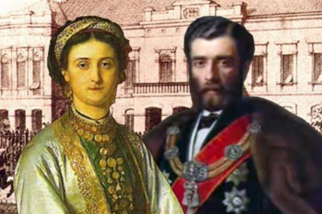 kneginja Julija Obrenović i knez Mihailo Obrenović