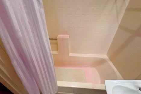 Sobarica zatekla kupatilo isflekano rozom farbom