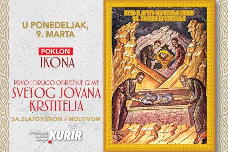 Poklon ikona Obretenje glave Sv Jovana Krstitelja