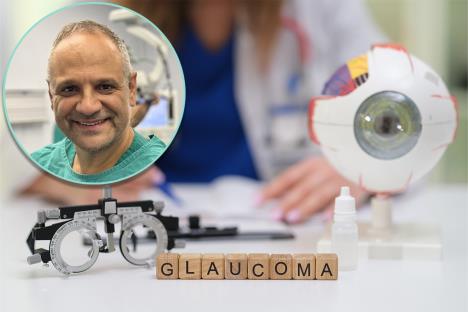 glaukom, maketa oka/dr Siniša Babović