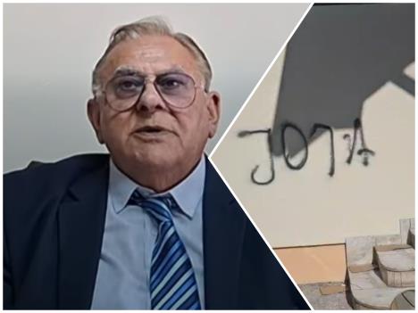 Jovan Damjanović ispisali grafite na kući