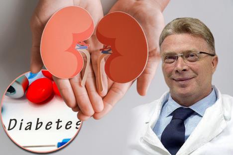 dr Rajko Hrvačević/model bubrega, natpis dijabetes