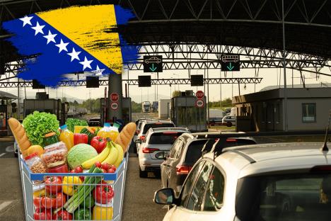 granični prelaz Bosna Srbija namirnice