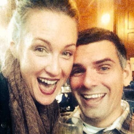 Kori Felc sa suprugom