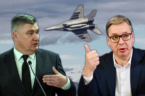Aleksandar Vučić Zoran Milanović MIG 29
