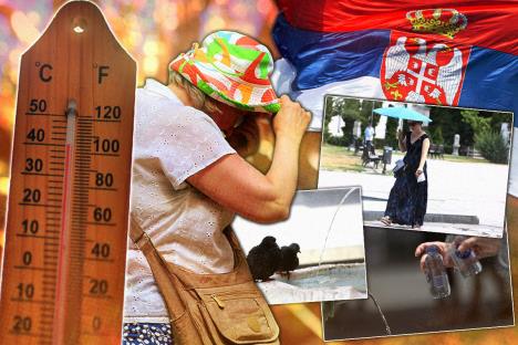 leto vrućina velike vrućine toplotni talas toplo vreme Srbija Beograd