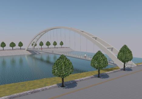 Budući viseći most u Prijepolju