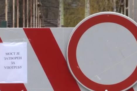Zabrana prelaska visećeg mosta u Prijepolju