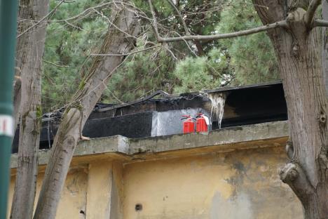 Krov Srpskog paviljona na Bijenalu u Veneciji nakon požara