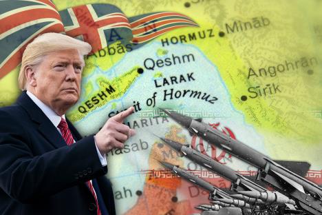 Donald Tramp Iran rat Ormuski moreuz