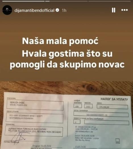 Momci iz Dijamanti benda se odrekli zarade od 3000 evra