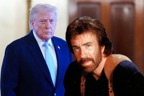 Čak Noris Donald Tramp.jpg