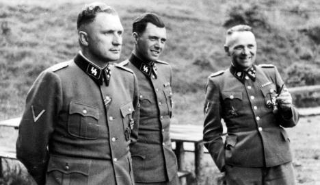 Ričard Bajer, Jozef Mengele i Rudolf Hes 1944.