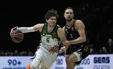 Džedi Osman i Džanan Musa na meču Dubai - Panatinaikos