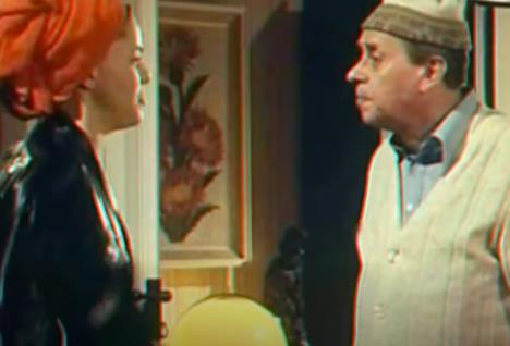 Vesna Čipčić i Miodrag Petrović Čkalja u seriji Vruć vetar