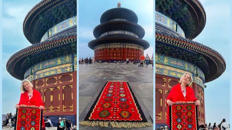 Izložbu Ćilim oko sveta Milice Živadinović