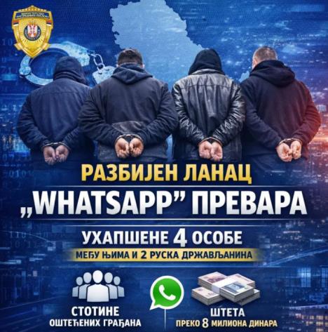 Hapšenje Vac ap prevaranata u Srbiji