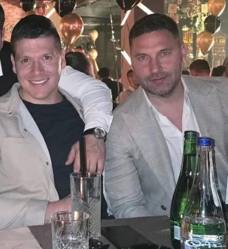 Duško Tošić u društvu Slobe Radanovića