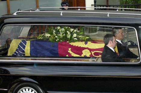 princeza Margaret, sahrana