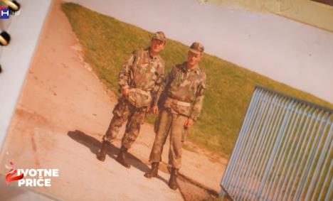 Boško Gvozdić u vojsci