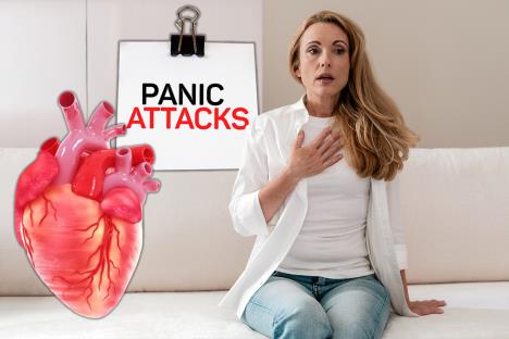 napad panike srčani udar infarkt