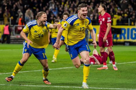 Viktor Đekereš na meču Švedska - Poljska