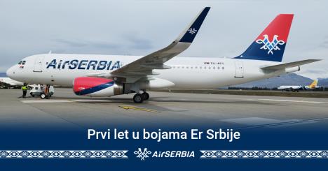 Novi erbas A320 Er Srbije YU APT obavio prvi let u bojama nacionalne avio-kompanije.jpg