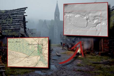 nestali grad srednji vek Poljska