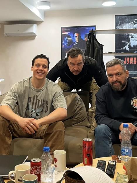 Pavle Mensur, Nenad Jezdić, Miloš Avramović serija Plava krv