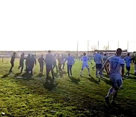 Haos na meču Sloboda - Veternik