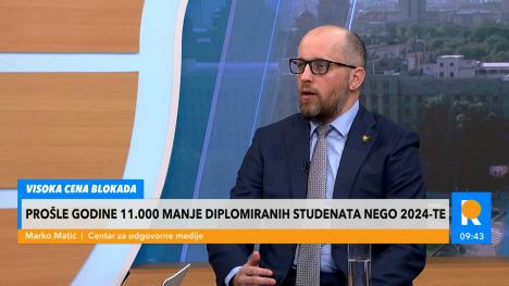 Predstavnik Centra za odgovorne medije Marko Matić