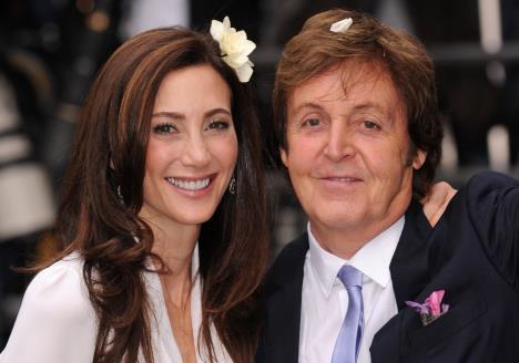 Pol Makartni sa trećom suprugom Nensi Ševel