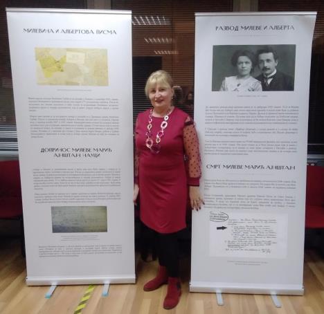 Akademik profesor Svetlana Matić - Izložba Heroina života Mileva Marić Ajnštajn