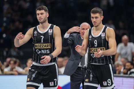 Mario Nakić i Vanja Marinković KK Partizan