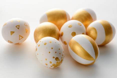 zlatna jaja za uskrs