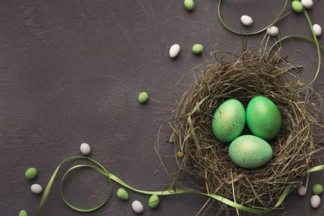 zelena uskršnja jaja