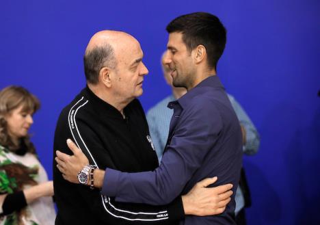 Duško Vujošević i Novak Đoković