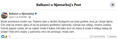 Porodica sa Balkana ima problem da nađe stan u Nemačkoj