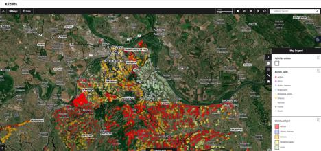 Mapa klizišta u Beogradu