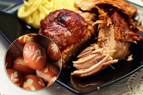 Uskrs uskšnja jaja pečenje