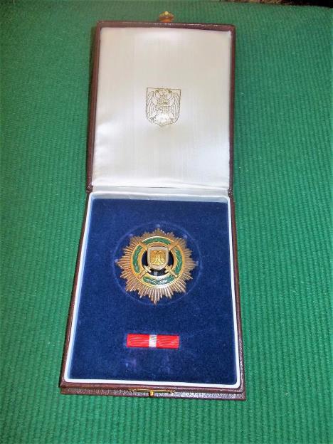 Orden za zasluge u oblasti odbrane i bezbednosti prvog stepena