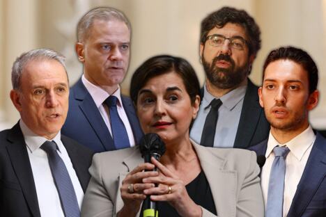 Vula Ceci Radomir Lazović Pavle Grbović Borko Stefanović Zdravko Ponoš