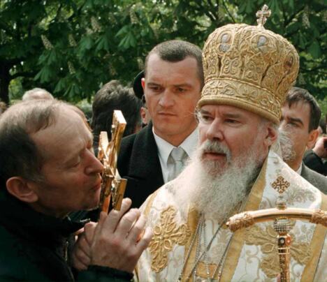 Patrijarh Aleksej II liturgija 1999. tokom bombardovanja