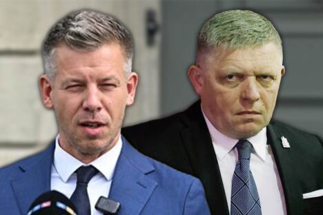 Peter Mađar  Robert Fico