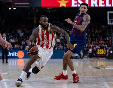 Kodi Miler-Mekintajer košarkaš Crvene zvezde protiv Barselone